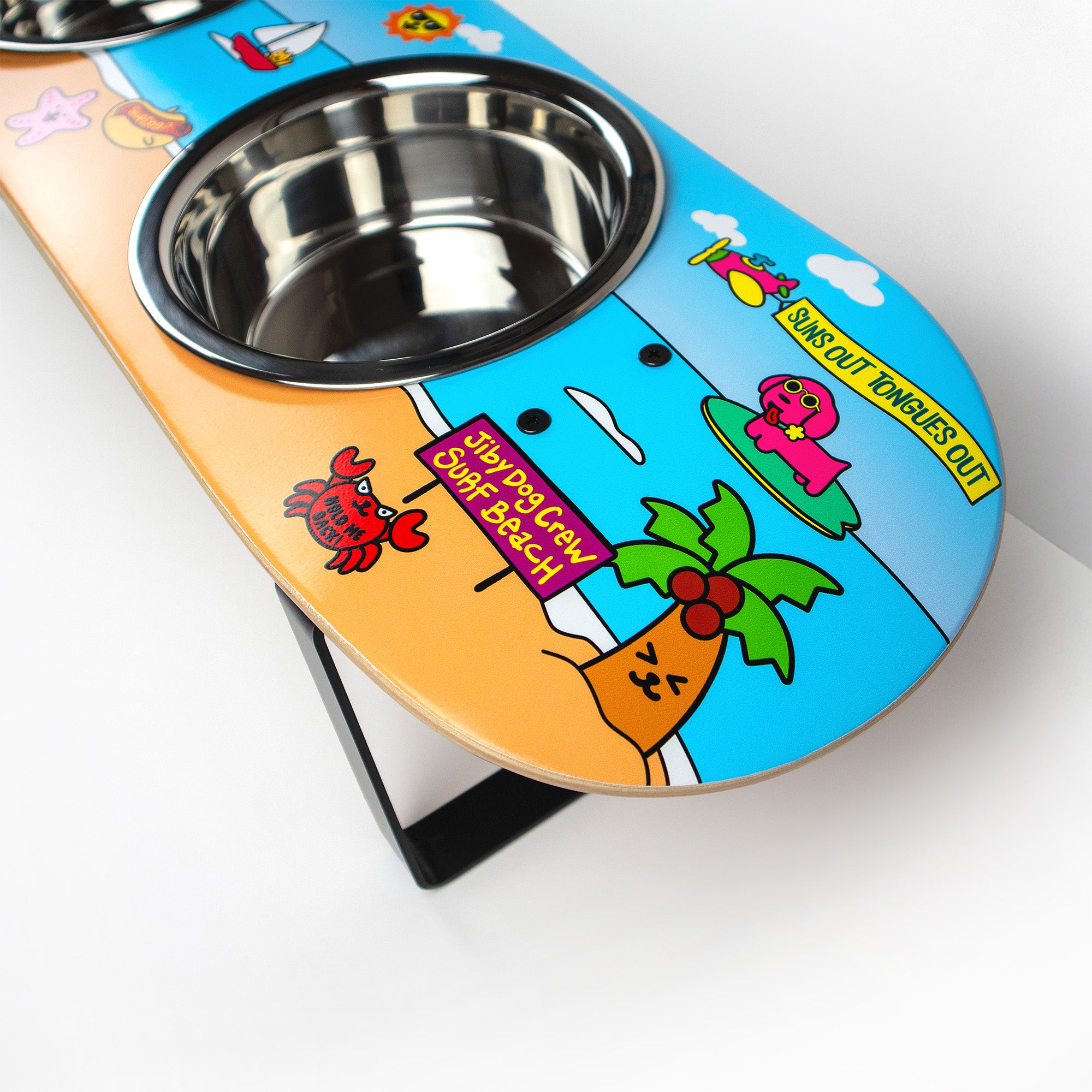Surf City Skateboard Dog Bowl (Medium)